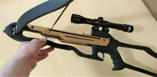 RARE BARNETT COMMANDO CROSSBOW MILTARY ARMS HUNTING 175 LB DRAW WEIGHT AWESOME 11