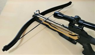 RARE BARNETT COMMANDO CROSSBOW MILTARY ARMS HUNTING 175 LB DRAW WEIGHT AWESOME 7