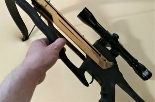 RARE BARNETT COMMANDO CROSSBOW MILTARY ARMS HUNTING 175 LB DRAW WEIGHT AWESOME 9