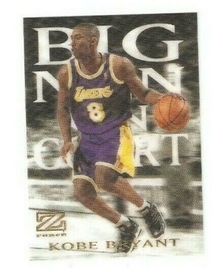 1997/98 Skybox Z - Force Big Man On Court Kobe Bryant Insert Card 1:288 Rare Ssp