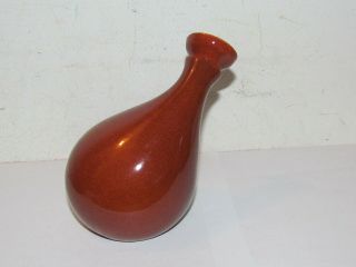 Rare Vintage Eva Zeisel Red Wing Pottery,  Rust Town & Country Vinegar Cruet.