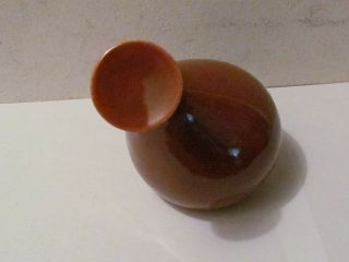 RARE Vintage Eva Zeisel Red Wing Pottery,  Rust Town & Country Vinegar Cruet. 3