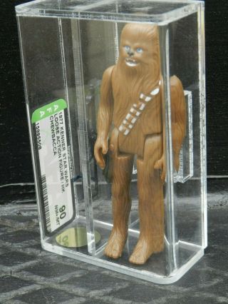 Star Wars Loose Afa 90 Chewbacca Gold Label (hong Kong) - Vintage