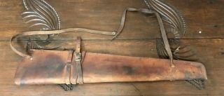 Vintage Saddle Leather Rifle/shotgun Scabbard Case
