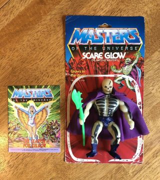 Rare Mattel Masters Of The Universe Motu He Man 1987 Scareglow