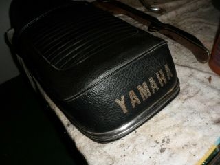 Vintage Yamaha Enduro Oem Seat Strap Chrome Trim 1971 71 ?? No Rips Holes