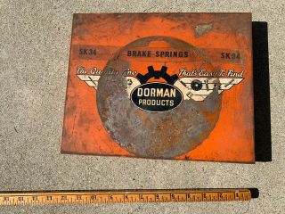 Vintage Dorman Products Automotive Spring Cabinet With Contents 10 " X12 " X1.  5 "