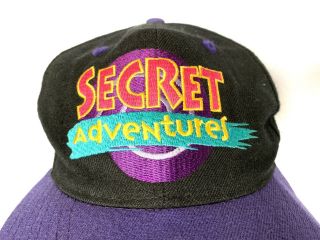 Vintage Secret Adventures 90s Snapback Baseball Hat Cap Kids Christian Tv Show
