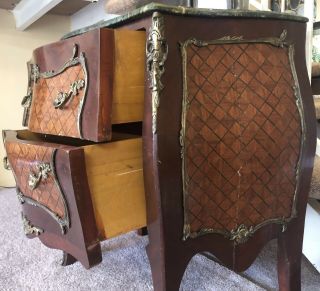 French Louis XV Style Marble Top Commode 5