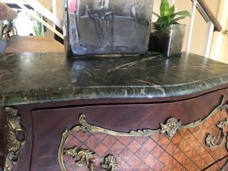 French Louis XV Style Marble Top Commode 8