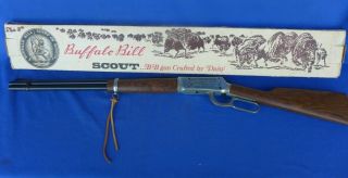 Vintage Daisy Heddon Model 1894 3030 Buffalo Bill Bb Rifle Gun & Box