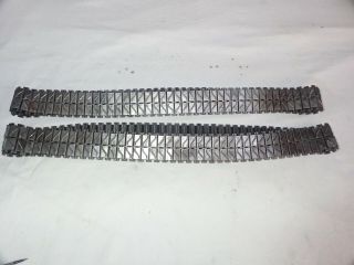 Metal Track Set For 1:16 Vintage Leopard A4 And Gepard Rc Tanks By Tamiya