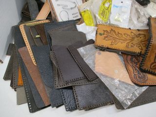 VINTAGE LEATHERCRAFT LEATHER CARVING PATTERNS KITS & MORE 5
