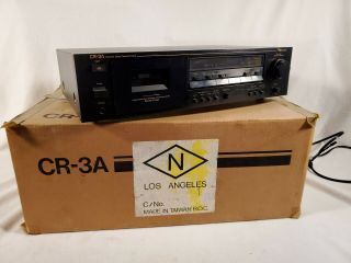 Vintage Nakamichi Cr - 3a Discrete 3 - Head Stereo Cassette Tape Deck