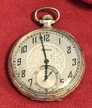 Vintage Elgin Pocket Watch 1928 / 12 Size / 17 Jewels Running Great
