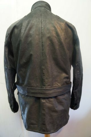 VINTAGE RALPH LAUREN LEATHER MOTORCYCLE JACKET SIZE M PANTHER STYLE 6