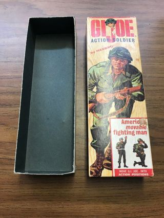 Vintage 1964 Gi Joe Action Soldier Box Lid And Bottom