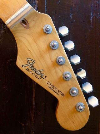 Fender Stratocaster Plus Maple Neck.  Usa Vintage 1988.  Loaded