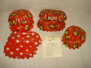 Vintage Russian Ussr Sand Molds Toy Set Litho Tin,