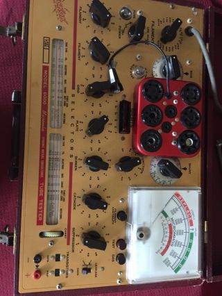 Vintage Hickok 6000 Mutual Conductance Tube Tester. 2