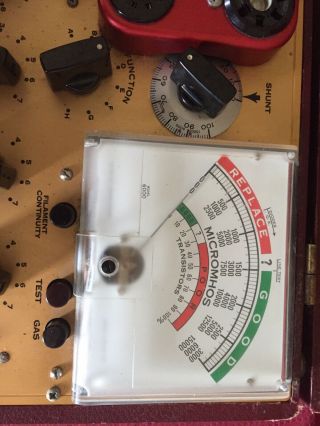 Vintage Hickok 6000 Mutual Conductance Tube Tester. 6