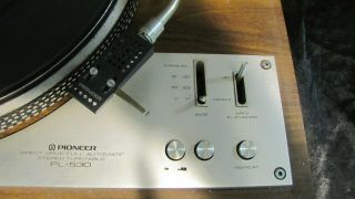 Vintage Pioneer PL - 530 Direct Drive Fully Automatic Stereo Turntable 5