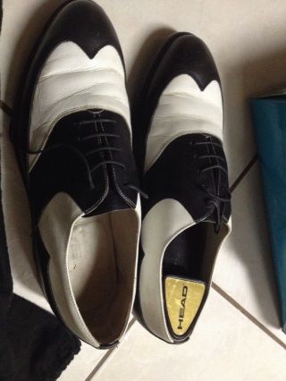 VINTAGE HEAD Commendation Mens GOLF Shoes 9D Comfy Made In USA Neiman Marcus 2
