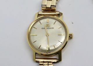 A Splendid Ladies Vintage 1960 ' s 18ct Yellow Gold Jaeger Le Coultre Wristwatch 2