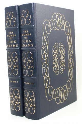 The Of John Adams Library Of The Presidents 2 Volume Set Easton Press Vtg