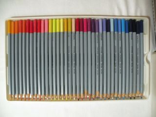 Vintage Derwent Professional Artist Watercolour Pencils 72 HARD TO FIND 4