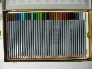 Vintage Derwent Professional Artist Watercolour Pencils 72 HARD TO FIND 5