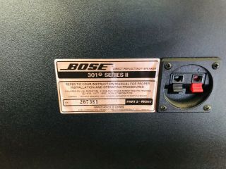 Vintage Bose 301 Series II Direct/Reflecting Bookshelf Speaker 3