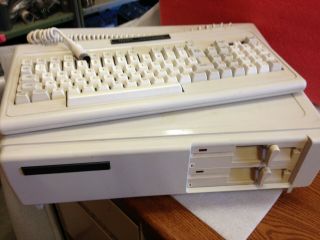 Vintage 1984 Tandy 1000 Sx Personal Computer & Keyboard Powers Up Of 6