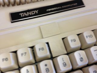 VINTAGE 1984 Tandy 1000 SX Personal Computer & Keyboard POWERS UP of 6 3