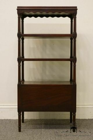WM.  A.  BERKEY Furniture Co.  Mahogany Etigere / Bookcase 3757 7