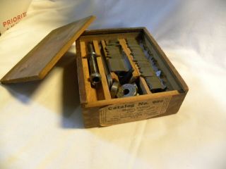 Delta Shaper Cutter/bit Set 980 Vintage Milwaukee Box And Label