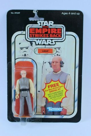 Vintage Kenner Star Wars Empire Strikes Back Esb Lobot 41 Back Card