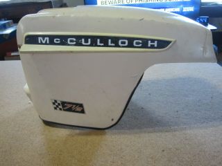 Vintage Outboard Scott Mcculloch 7.  5 Hp Cowl Cowling Housing Shroud Hood Cover