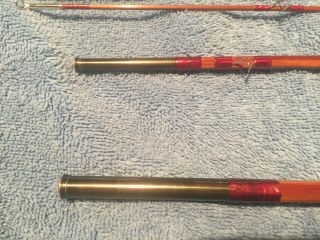 Vintage Orvis Manchester Impregnated Bamboo Fly Rod 3 piece 9 ft.  circa.  1948 12