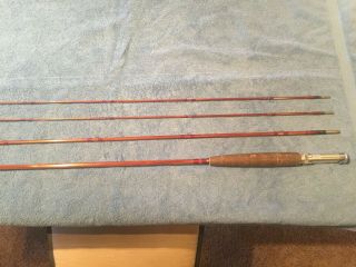 Vintage Orvis Manchester Impregnated Bamboo Fly Rod 3 piece 9 ft.  circa.  1948 2