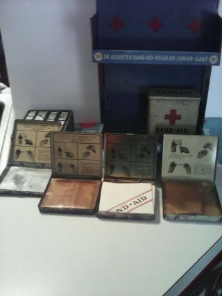 Vintage Johnson&Johnson Band Aid Brand Revolving Display Stand Drug Store. 7