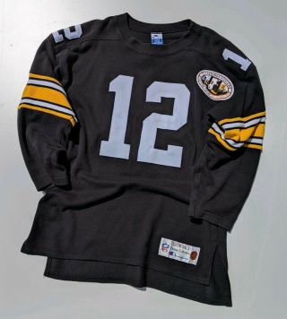 Vintage Pittsburgh Steelers Terry Bradshaw Champion Throwback Jersey 90s Sz L