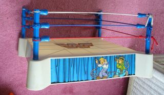 1985 WWF LJN Titan Ring Wrestling Superstars Wrestling Ring Vintage Toys WWE 4