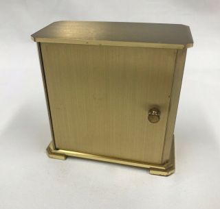 Vintage Tiffany & Co.  Brass Desk Clock 3.  25 