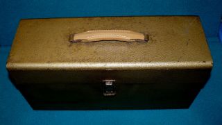 Very Rare : 1950s Double 45 RECORD Metal TOTE - A - TUNE @ Vintage 7 