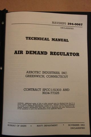 Vintage Scuba Regulator,  Navy,  Aerotec Industries, 4