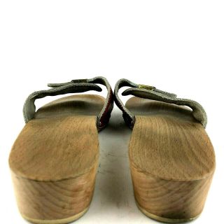 Dr Scholls Wood Exercise Sandals Made In Austria Size 8 Vintage Scholls 3