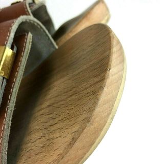 Dr Scholls Wood Exercise Sandals Made In Austria Size 8 Vintage Scholls 5