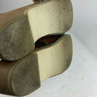 Dr Scholls Wood Exercise Sandals Made In Austria Size 8 Vintage Scholls 7