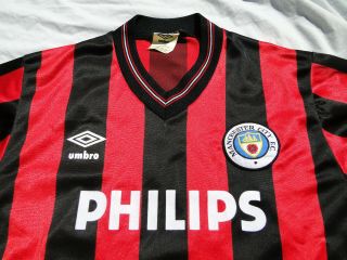 Classic Vintage Manchester City Shirt (1983 - 85) (Mens medium M) 2